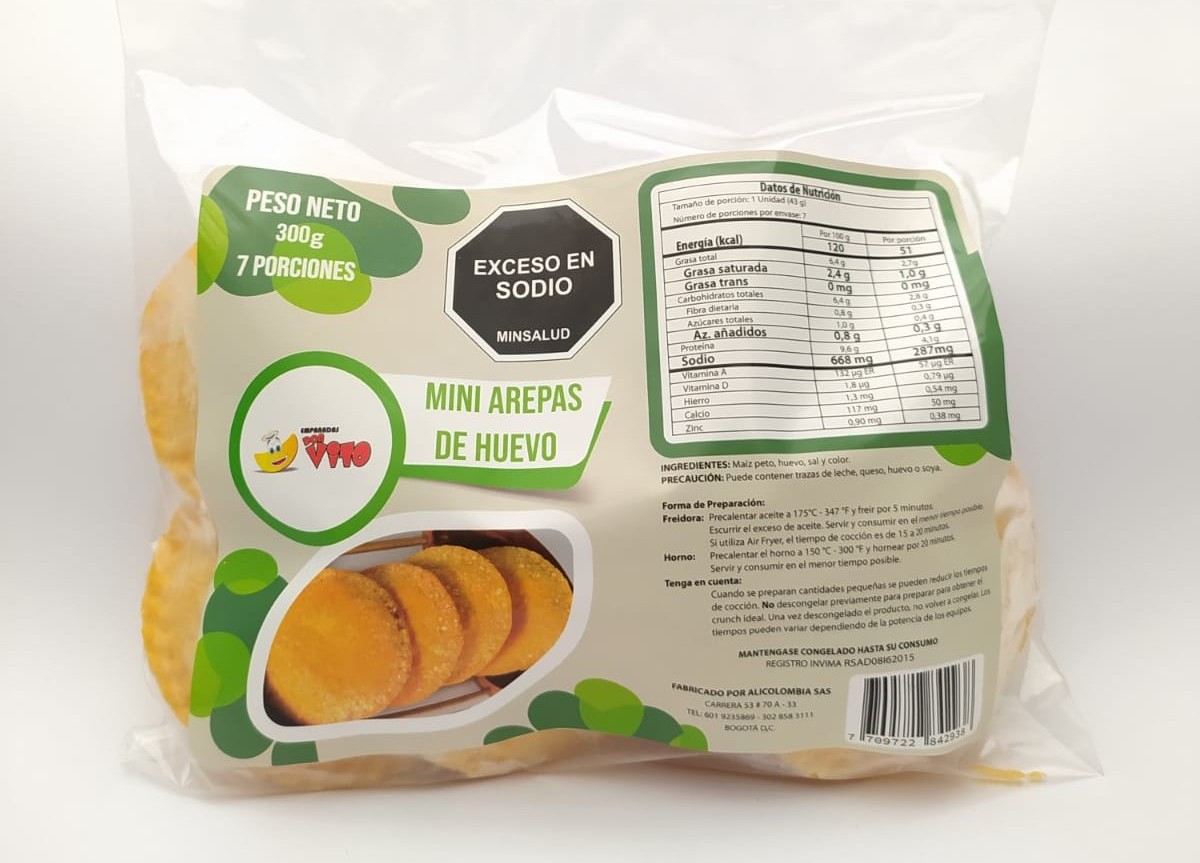 Arepas de huevo listas para cocinar
